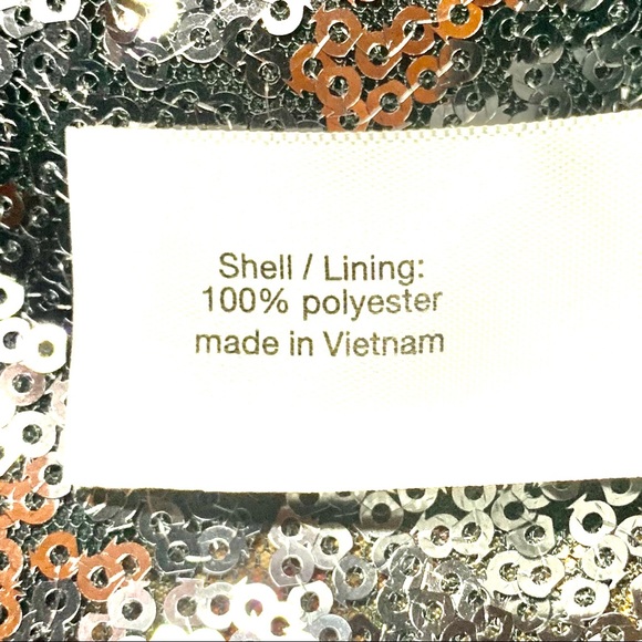 LANE BRYANT SEQUENCE PEWTER PARTY BLOUSE 18W - Picture 9 of 11